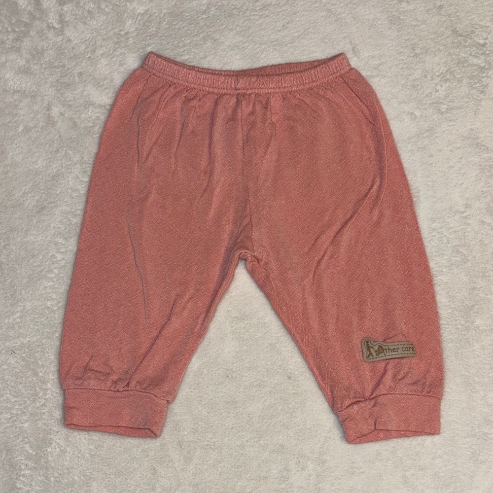 Girls' newborn Pink Cozy Knit Pants